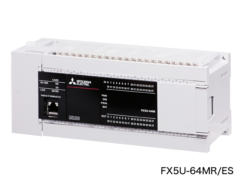 FX5U-64MR/ES 三菱PLCAC电源32入/32继电器输出