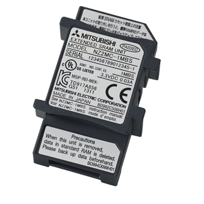 三菱iQ-R扩展SRAM卡NZ2MC-1MBS NZ2MC-2MBS NZ2MC-4MBS NZ2MC-8MBS