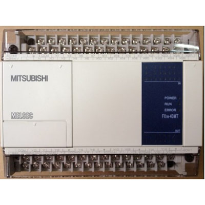 FX1N-40MR-D DC电源输入 24点漏型输入 16点继电器输出
